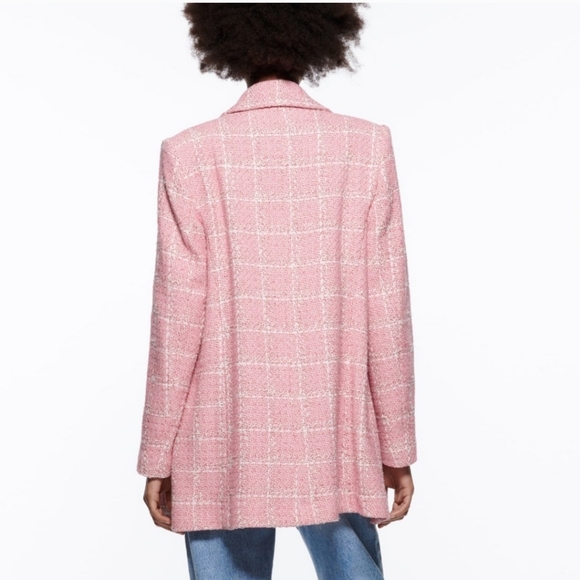 Zara Plaid Coat - Picture 2 of 8